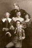 Russian artists in Bolshoi theater, Moscow, 15 November, 1913. Feodor Chaliapin is at the top.
